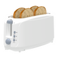 4 Slice Extra Long Slot Toaster with 6 Browning Levels & Defrost/Reheat Functions,Pink