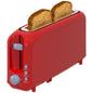 2-Slice Toaster with 10" Extra Long Slot, 6 Browning Levels, Removable Crumb Tray, Defrost, Reheat & Cancel Functions, Auto Shut-Off Safety,Pink